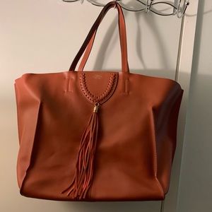 Beautiful coral Vince Camuto Large Tote Bag